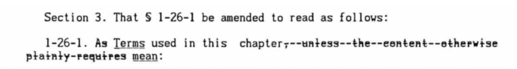 1992 House Bill 1059, Section 3, signed February 12, 1992, from 1992 Session Laws of the State of South Dakota, Chapter 8, p. 33.