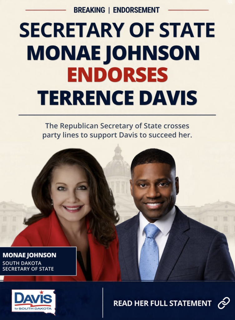 Terrence Davis, campaign FB, 2026.09.19.
