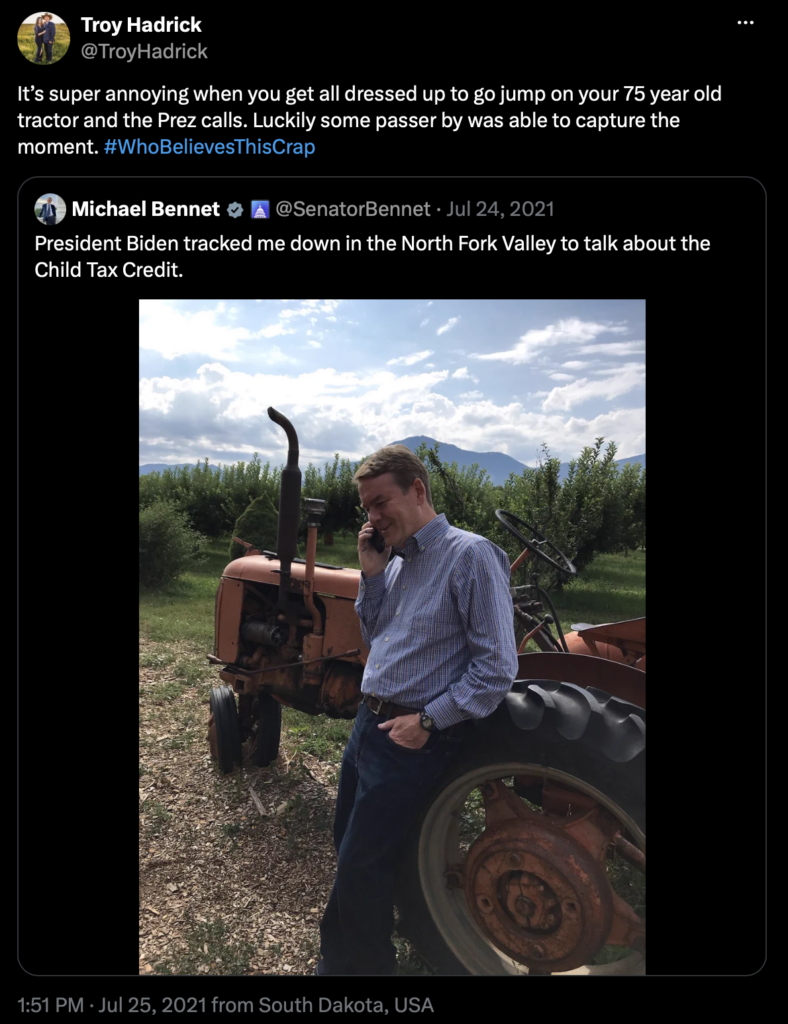 Troy Hadrick, tweet, 2021.07.25.